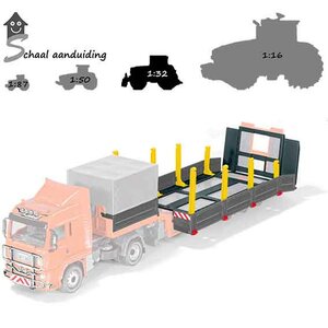 Siku accessoire set siku control dieplader