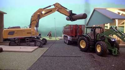 bomenklem voor siku Liebherr rupskraan