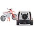 siku Land Rover Defender en KTM motor