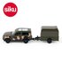 Siku 8324 militaire Land Rover met aanhanger