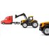 Siku dieplader met JCB tractor