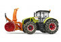 Bruder Claas Axion 950 met sneeuwkettingen en sneeuwblazer (schaal 1:16) OP=OP_