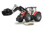 Bruder Massey Ferguson 7624 met voorlader (schaal 1:16)_
